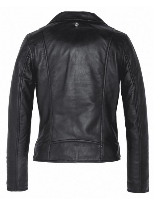 Cazadora Perfecto de Cuero para Mujer Schott - Kiabi