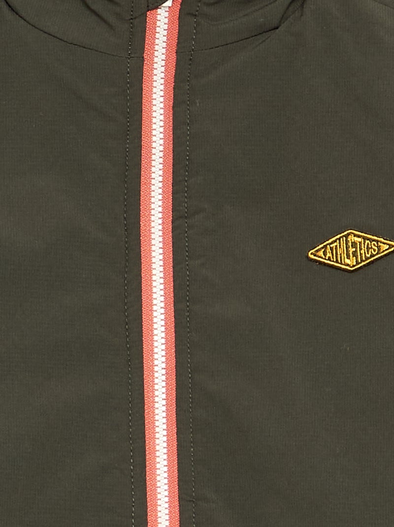 Cazadora reversible con un lado efecto borreguito Beige - Kiabi