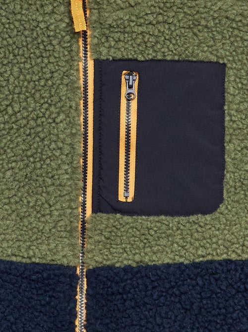 Cazadora reversible con un lado efecto borreguito - Kiabi Cazadora reversible con un lado efecto borreguito - Kiabi