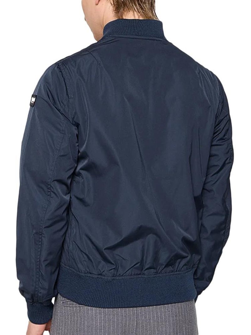 Cazadora són Schott para Hombre, Azul marino - Kiabi