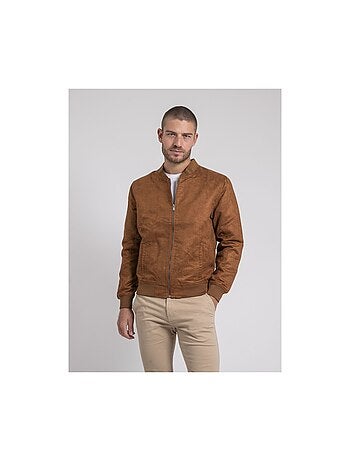 Cazadora teddy de ante sintético ZEGAN