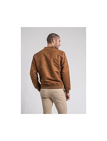 Cazadora teddy de ante sintético ZEGAN