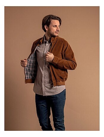 Cazadora teddy de terciopelo ZELGIN