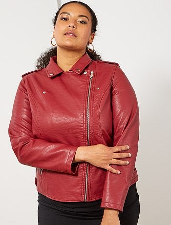 Cazadora tipo biker - Kiabi