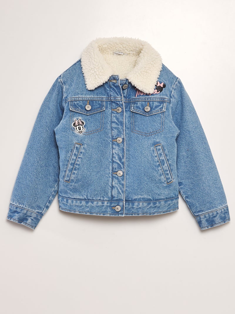 Cazadora vaquera con borreguito 'Minnie' AZUL - Kiabi