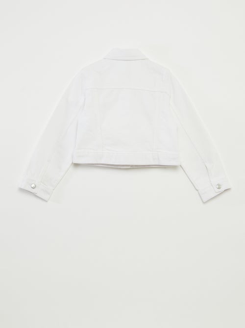 Cazadora vaquera cropped - Kiabi
