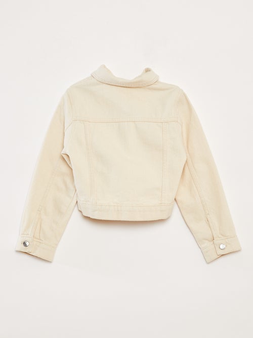 Cazadora vaquera cropped - Kiabi