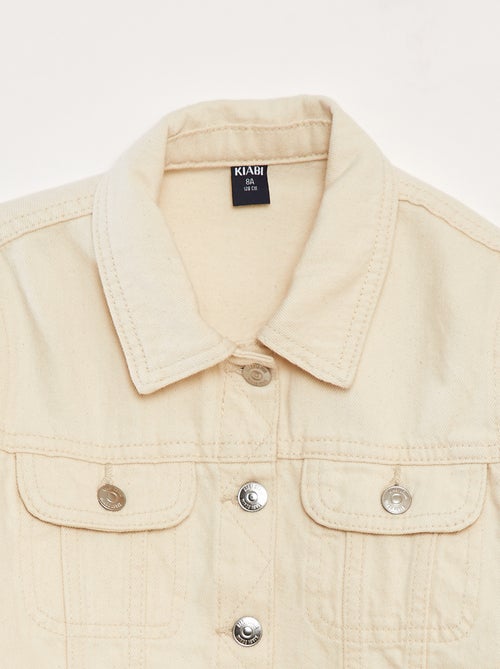 Cazadora vaquera cropped - Kiabi