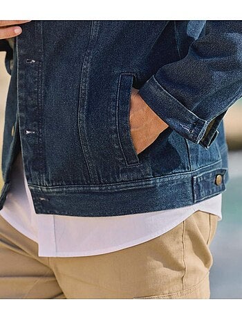 Cazadora vaquera de denim con cuello de puntas libres wild explorer