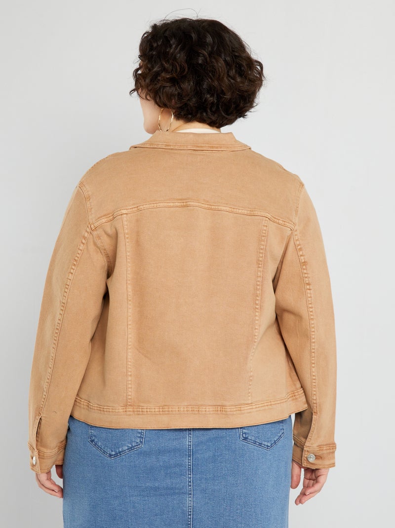 Cazadora vaquera MARRON - Kiabi