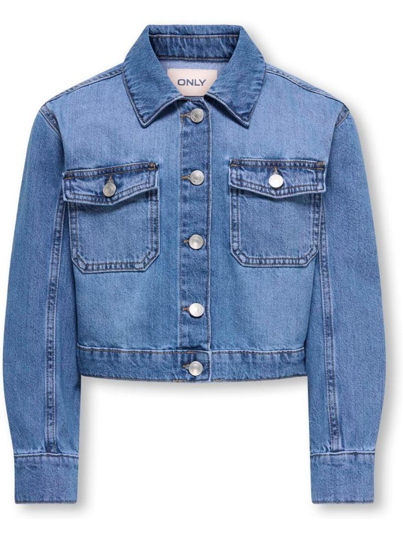 Cazadora vaquera para niña kids only Azul - Kiabi