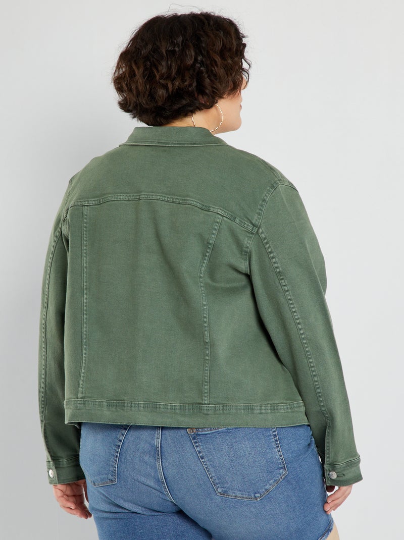 Cazadora vaquera VERDE - Kiabi