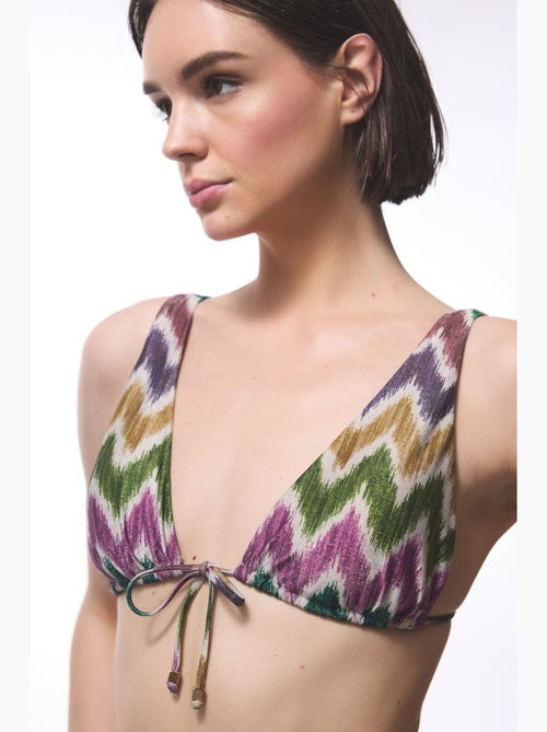 Celine deep v zigzag top de bikini penti - Kiabi