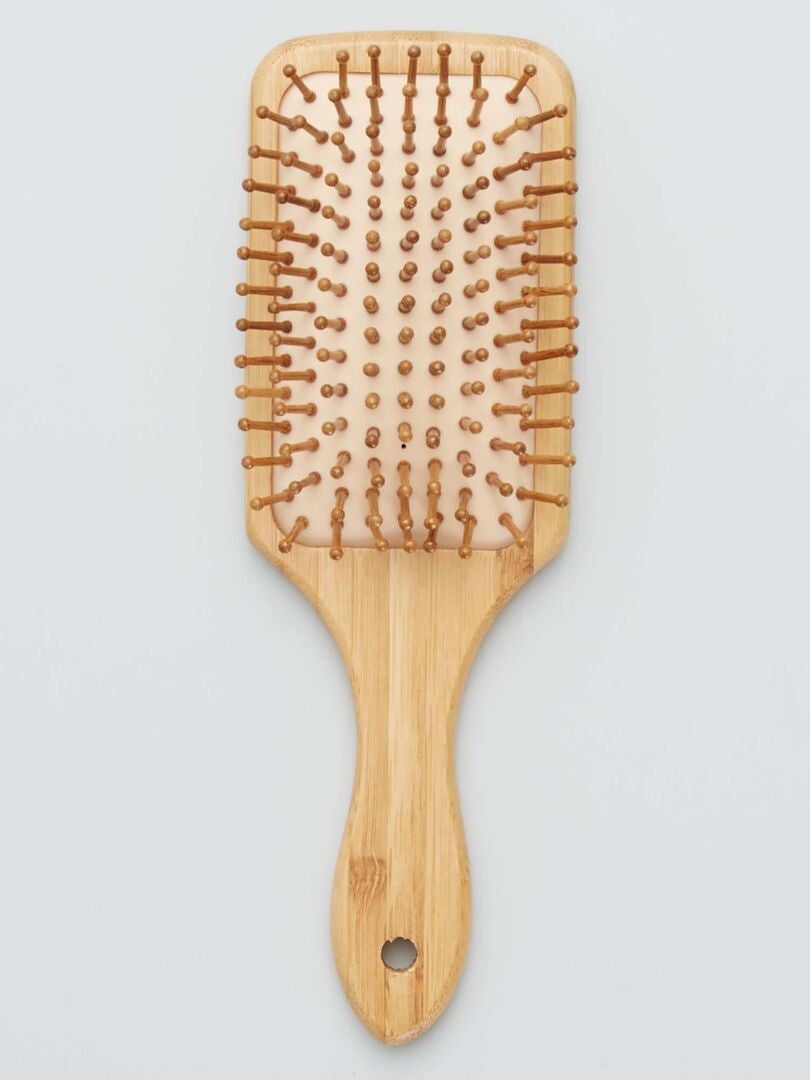 Cepillo con púas de madera BEIGE - Kiabi