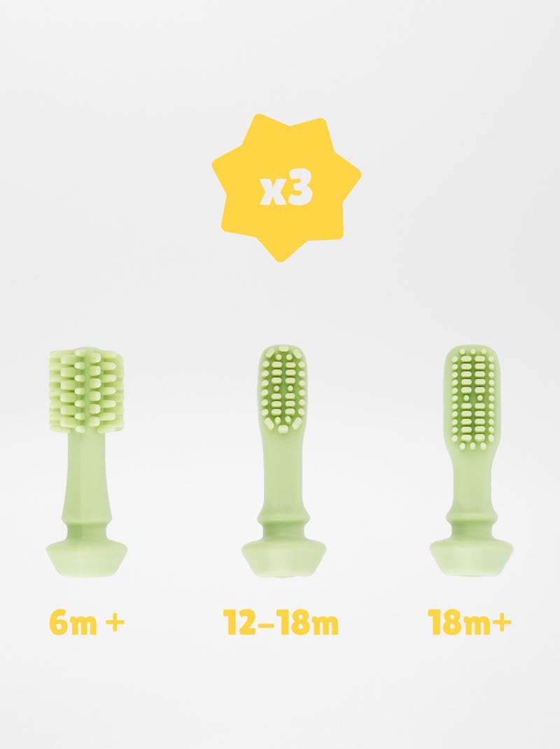 Cepillo de dientes evolutivo 'Babymoov' VERDE - Kiabi