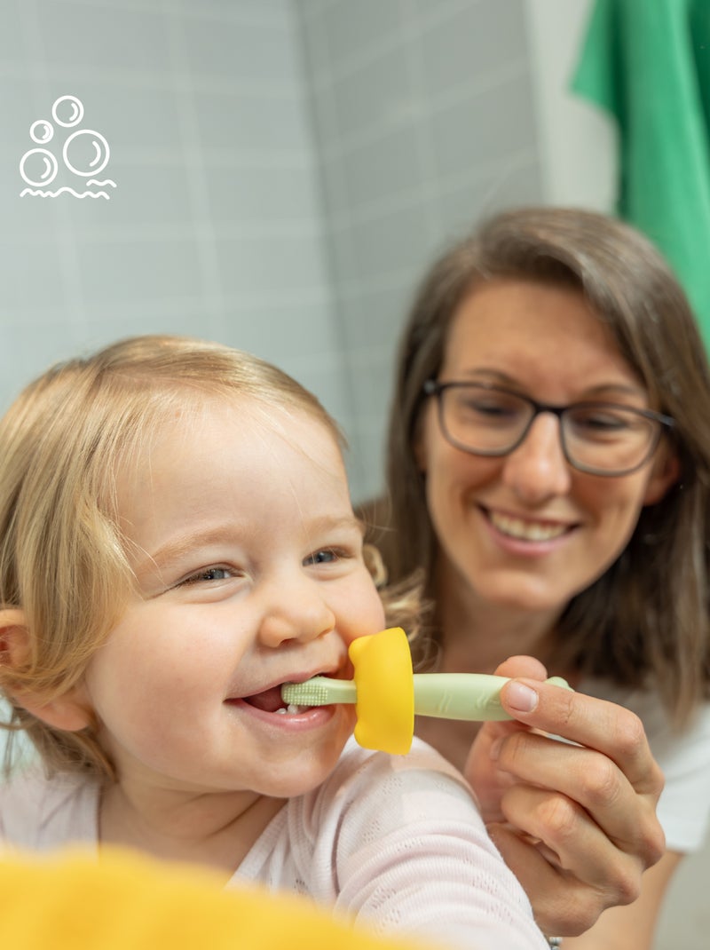 Cepillo de dientes evolutivo 'Babymoov' VERDE - Kiabi