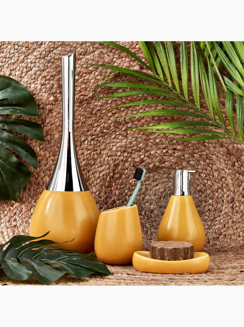Cepillo de inodoro de porcelana GOUTTE con forma de gota – Guy Levasseur Amarillo plátano - Kiabi