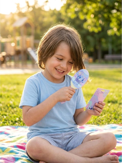 Cepillo de pelo infantil motivo acuarela stitch disney - Kiabi
