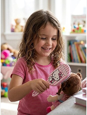 Cepillo de pelo rectangular cerdas suaves hello kitty sanrio