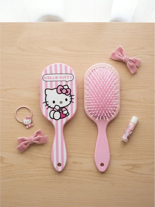 Cepillo de pelo rectangular cerdas suaves hello kitty sanrio - Kiabi