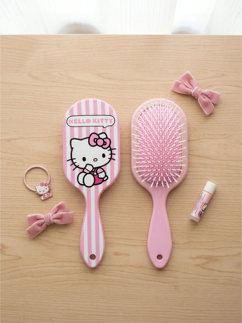 Cepillo de pelo rectangular cerdas suaves hello kitty sanrio Rosa - Kiabi