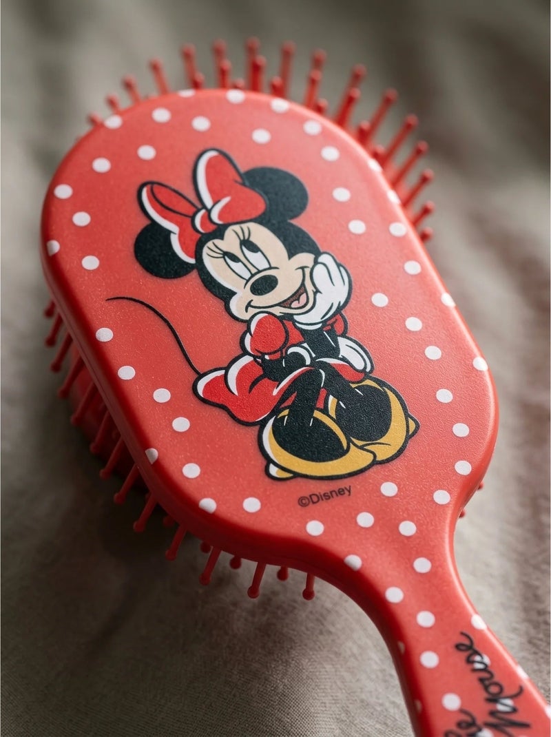 Cepillo desenredante compacto minnie mouse disney Rojo - Kiabi