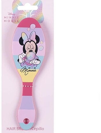 Cepillo desenredante Minnie Mouse - Disney - Rosa para el cabello