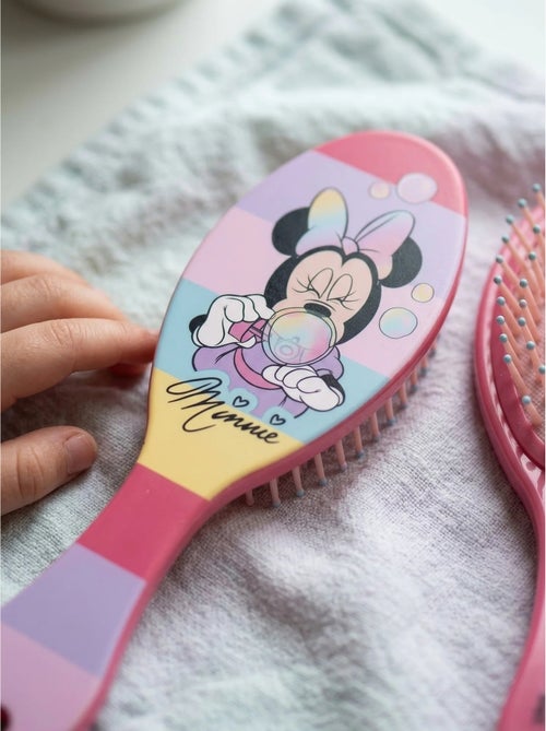Cepillo desenredante minnie mouse - disney - rosa para el cabello - Kiabi Cepillo desenredante minnie mouse - disney - rosa para el cabello - Kiabi