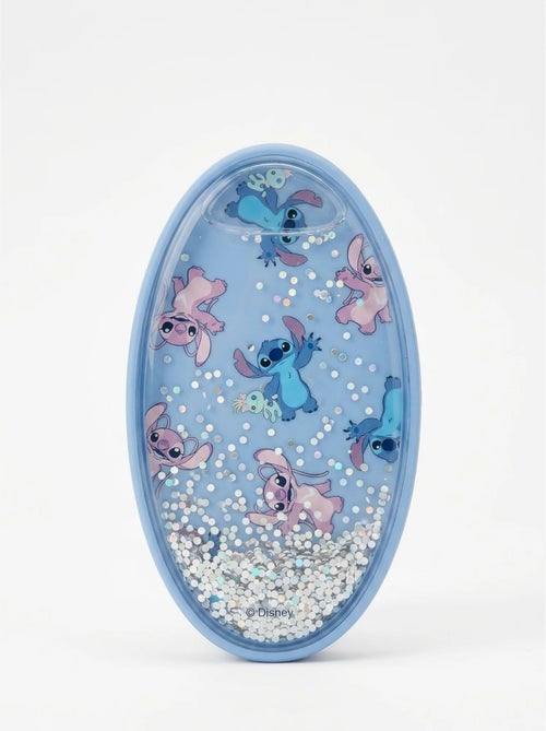 Cepillo desenredante ovalado de silicona con purpurina Stitch Disney - Kiabi