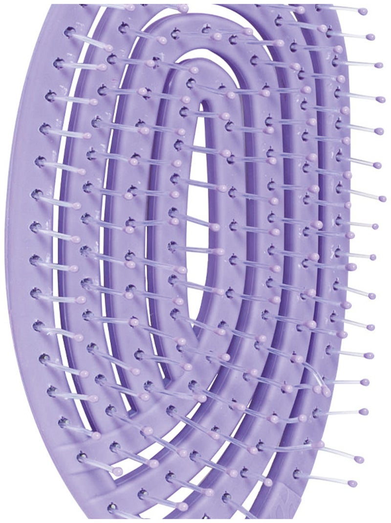Cepillo desenredante ultra suave antirotura Violeta - Kiabi