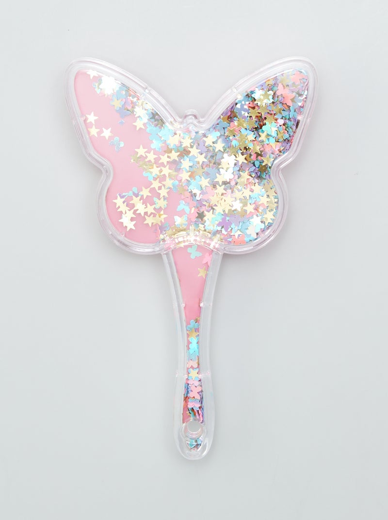 Cepillo para el pelo mariposa ROSA - Kiabi