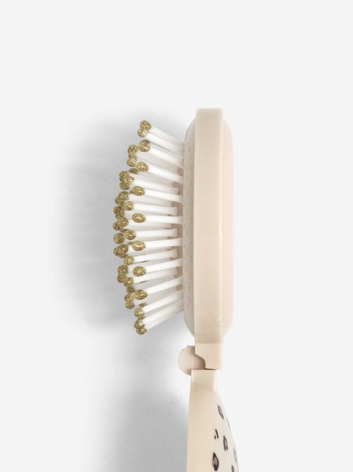 Cepillo para el pelo plegable con espejo - Kiabi Cepillo para el pelo plegable con espejo - Kiabi