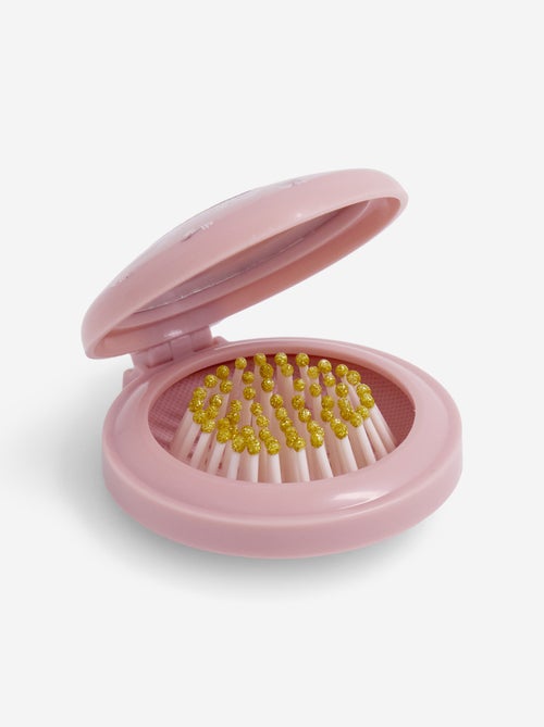 Cepillo para el pelo plegable con espejo - Kiabi Cepillo para el pelo plegable con espejo - Kiabi