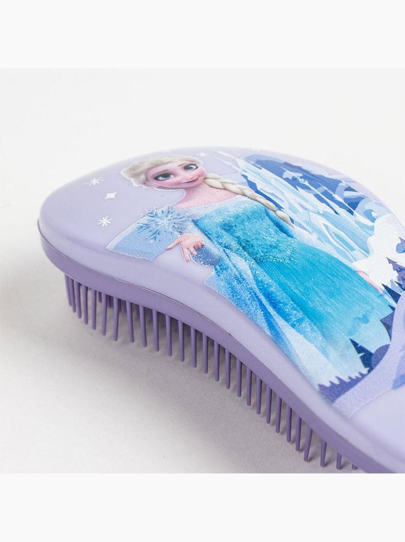 Cepillo rectangular para el cabello - La Reina de las Nieves – Elsa y Anna - Azul N/D - Kiabi