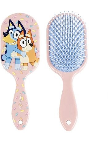 Cepillo rectangular para el cabello Bluey – Rosa