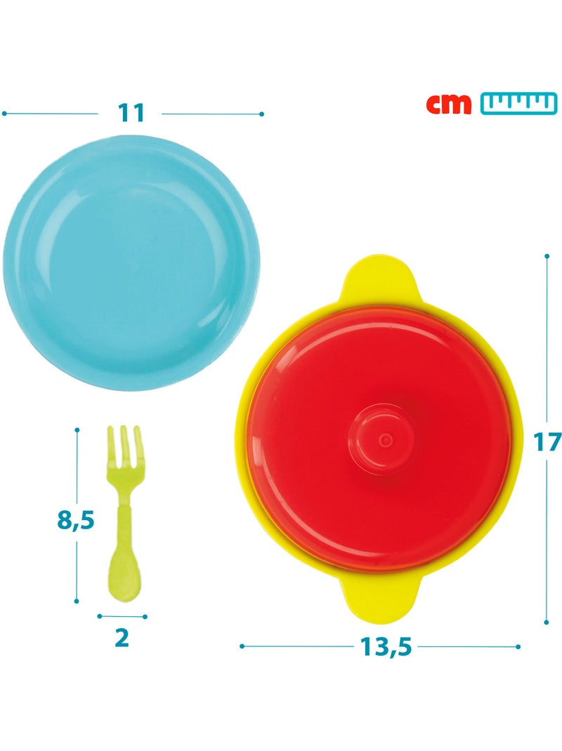 Cesta alimentos de juguete y menaje 36 piezas my home colors N/D - Kiabi