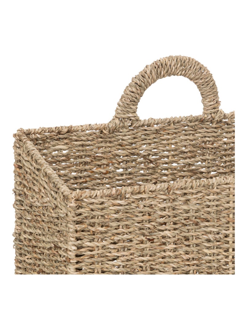 Cesta colgante de mimbre Beige - Kiabi