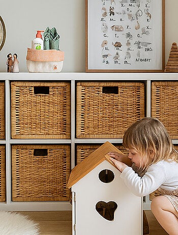 Cesta de algodón orgánico