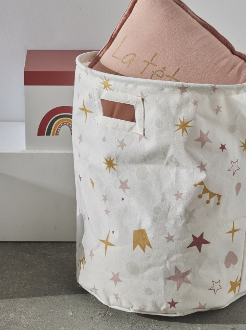 Cesta de almacenaje cilindro BEIGE - Kiabi