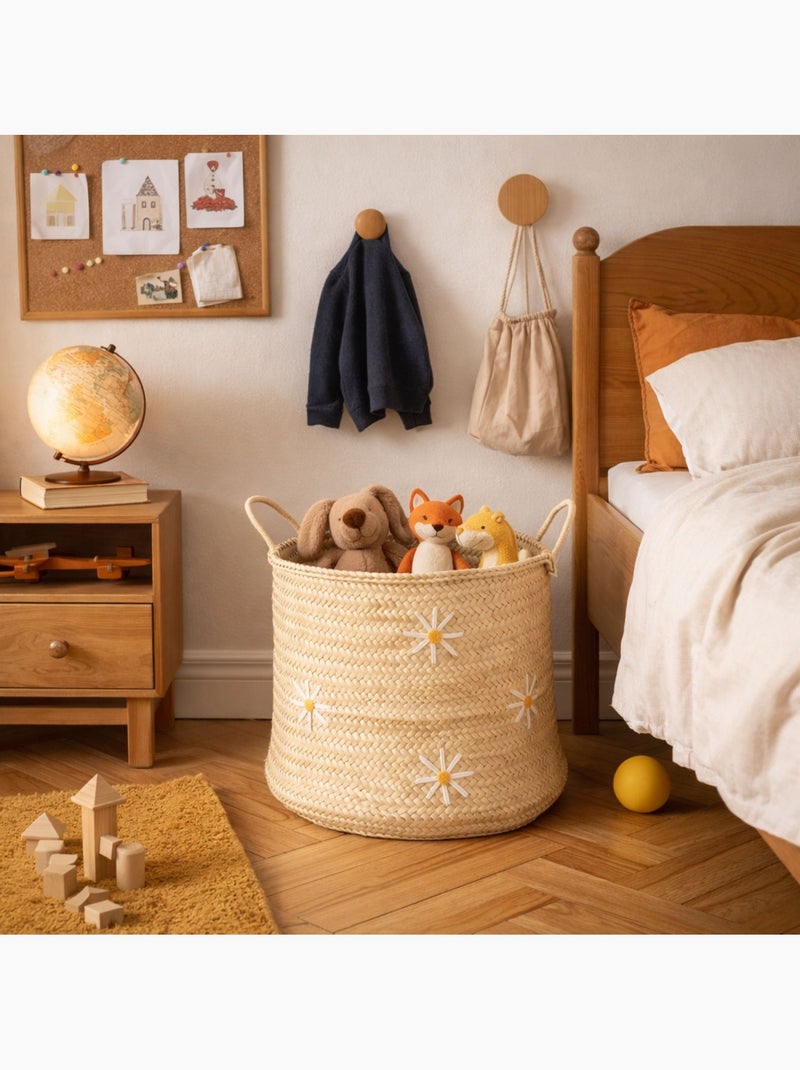 Cesta de almacenaje Daisy Madera natural - Kiabi