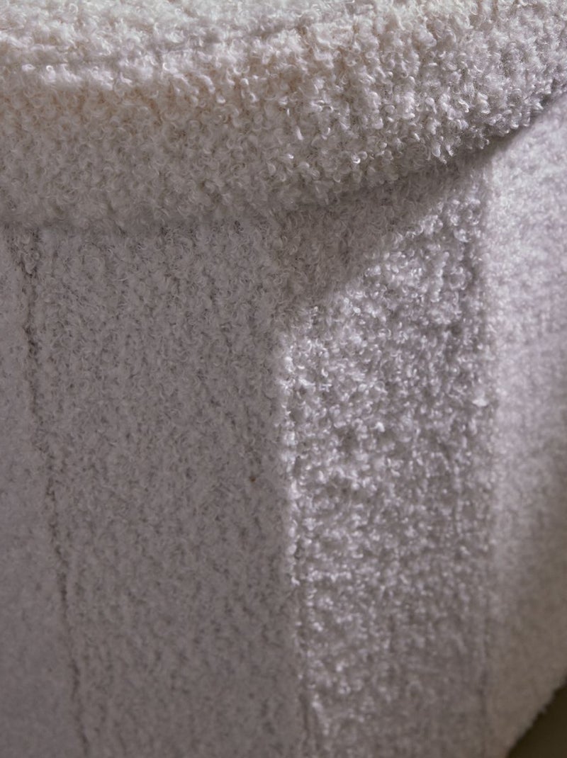 Cesta de almacenaje de punto de rizo BEIGE - Kiabi
