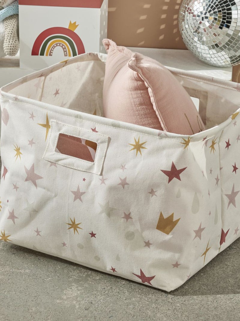 Cesta de almacenaje de tela BEIGE - Kiabi