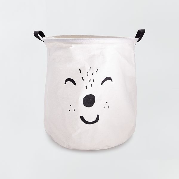 Cesta de almacenaje de tela Hogar - crudo - Kiabi - 9,00€