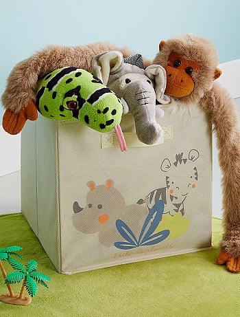 Cesta de almacenaje plegable 'selva' Hogar - blanco - Kiabi - 5,00€