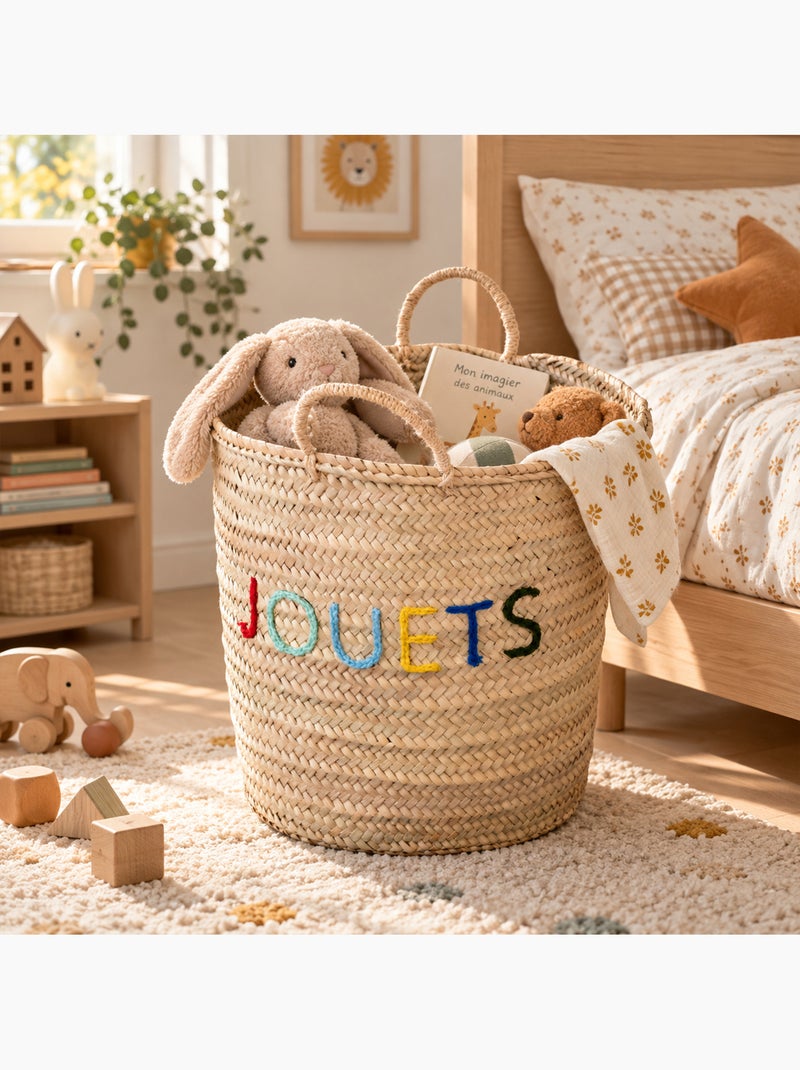 Cesta de almacenaje "toys Madera natural - Kiabi