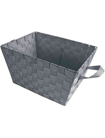 Cesta de almacenaje trenzada CADDY Guy Levasseur 36 x 26 x 20 cm abierta