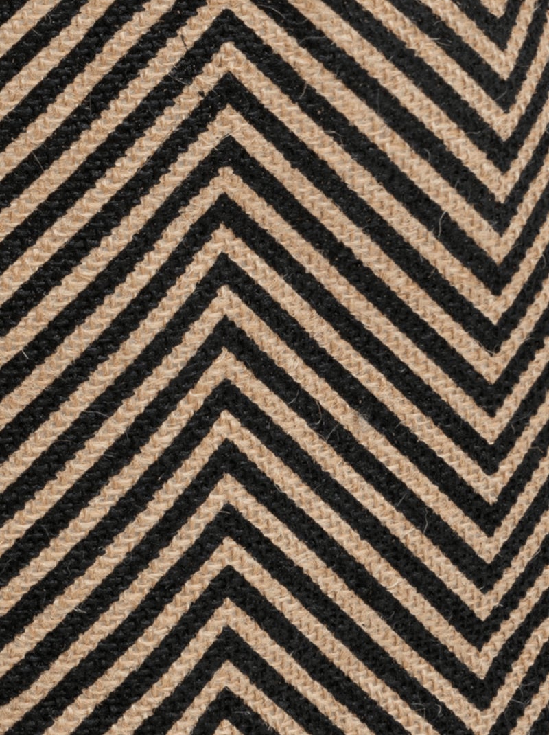 Cesta de almacenamiento a rayas Beige - Kiabi