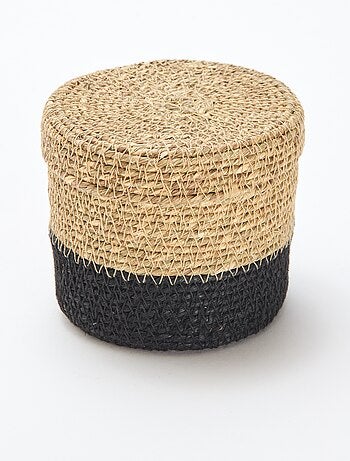 Cesta de almacenamiento con tapa