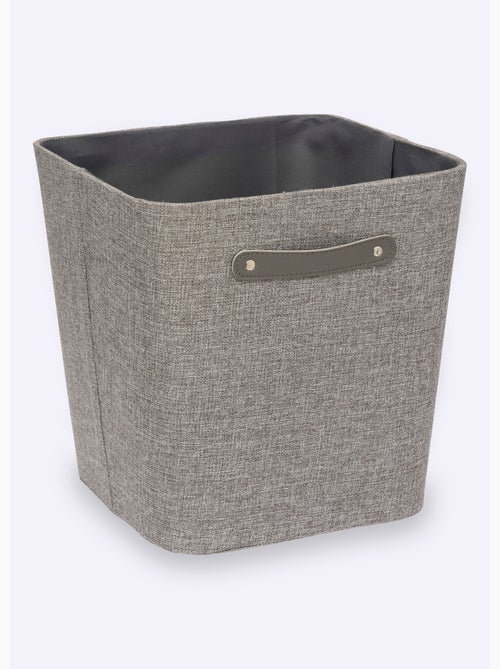 Cesta de almacenamiento de tela, asa de metal. - AFIBEL - Kiabi