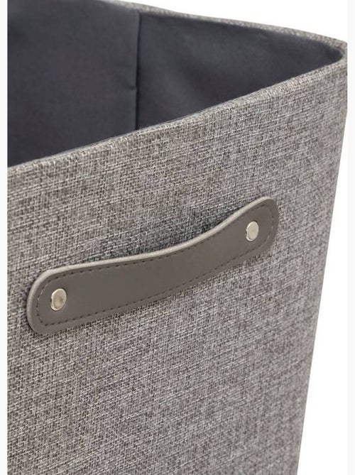 Cesta de almacenamiento de tela, asa de metal. - AFIBEL - Kiabi